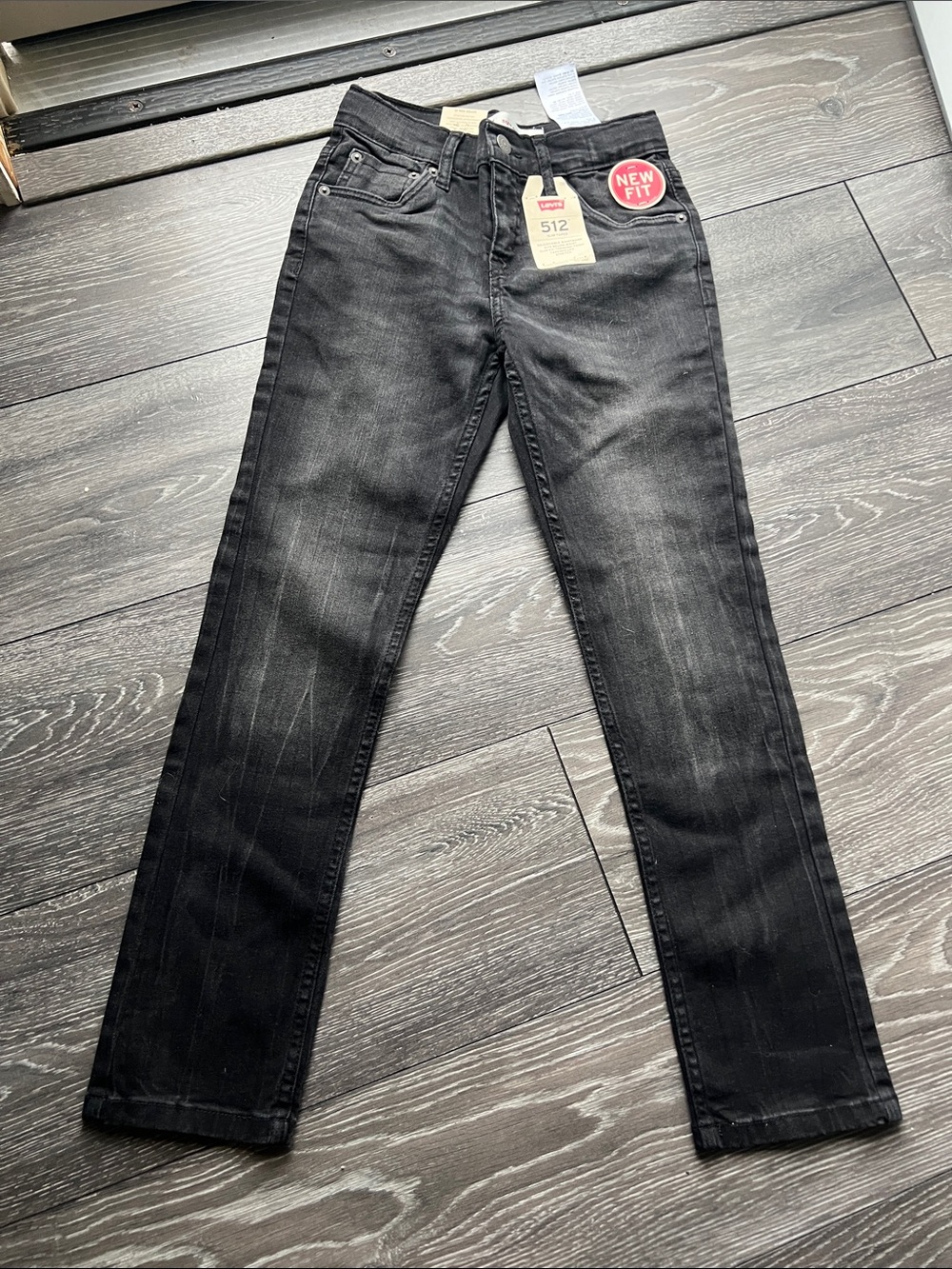 Levi's Black Slim Straight Jeans